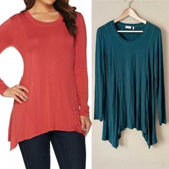Logo By Lori Goldstein Long Sleeve Top - Picture 1 of 5
